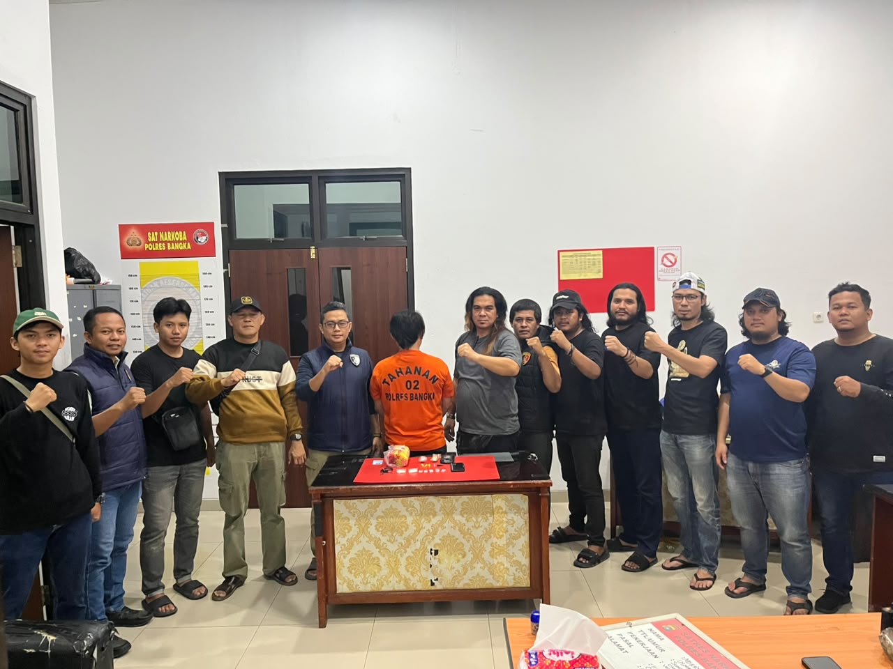 Sat Resnarkoba Polres Bangka Ungkap Kasus Narkotika, Amankan Pria dengan Barang Bukti Sabu Seberat 17 Gram